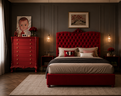SCARLETT Baroque Tallboy Drawers