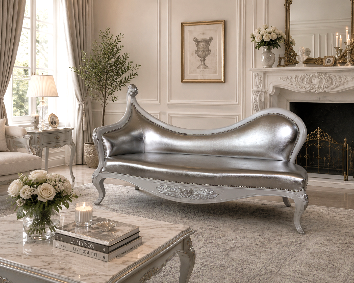 STEVIE Rococo Chaise Lounge