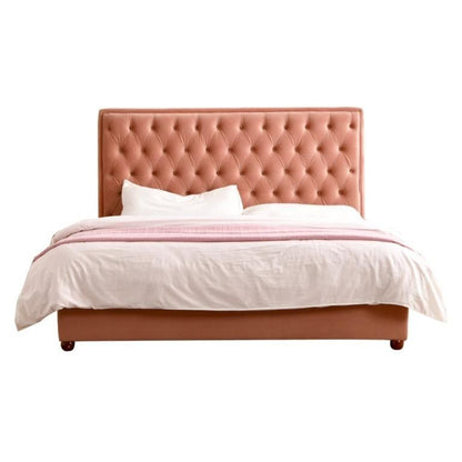 TAYLOR Modern Luxe Button-Tufted Bed Frame