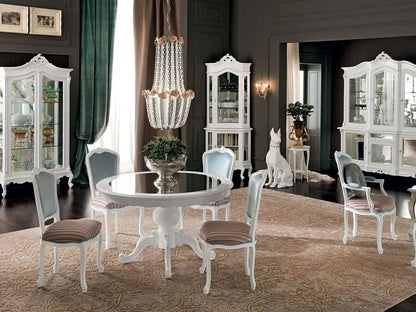 VIVIANA Modern Victorian Corner Display Cabinet