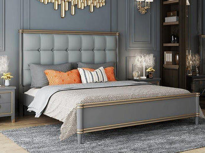 WINFREY Mid-Century Modern Bed Frame