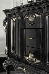 ODASI Baroque Luxury Sideboard/Cabinet with Mirror