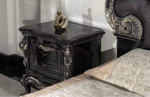 ODASI Baroque Luxury Nightstand / Bedside Drawers Cabinet