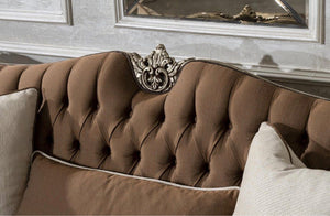 VENETA Baroque French Sofa | in Cedar