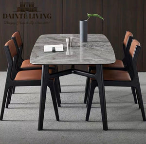 DYNA Marble Dining Table Set