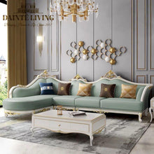 Load image into Gallery viewer, JACQUE II Victorian French L-Shape/Sectional Sofa | Bespoke