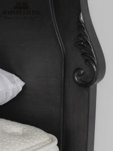 YELENE French Bed Frame in Black | Bespoke