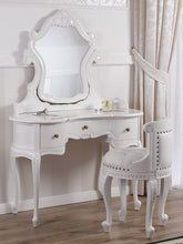 Load image into Gallery viewer, VERONIQUE Victorian Makeup Vanity Table Mirror Set
