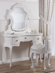 VERONIQUE Victorian Makeup Vanity Table Mirror Set