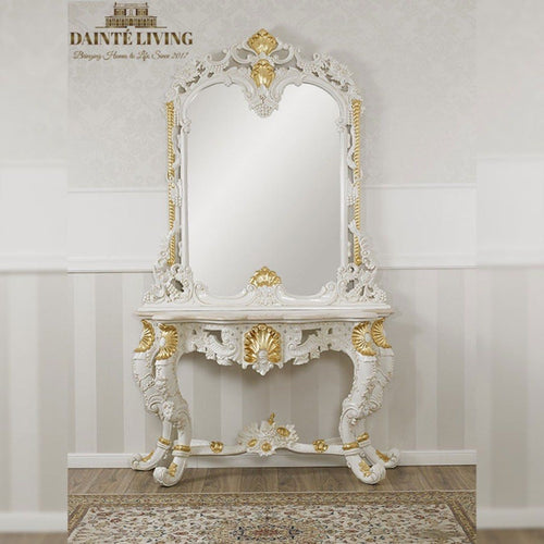 LAIA Decapé Baroque Hallway Console Table & Mirror Set