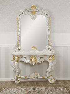 LAIA Decapé Baroque Hallway Console Table & Mirror Set