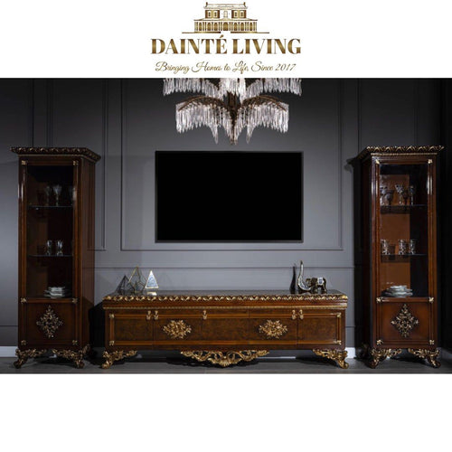 ADELITA Baroque TV Console Cabinet | Bespoke