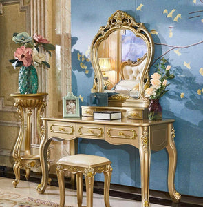 Champagne Victorian Vanity Table Set