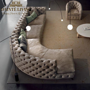 MAXIM Luxury Fully-Tufted Sofa | Custom-Made