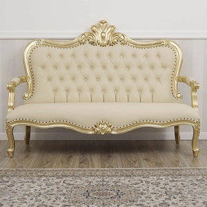 LUIGI Neapolitan Style Walnut Sofa