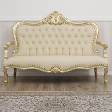Load image into Gallery viewer, LUIGI Damask Victorian French Sofa
