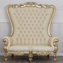 Load image into Gallery viewer, ELIZABETH Baroque High Back Throne Sofa