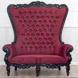 ELIZABETH Baroque High Back Throne Sofa