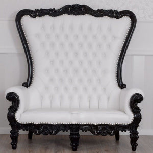 ELIZABETH Baroque High Back Throne Sofa
