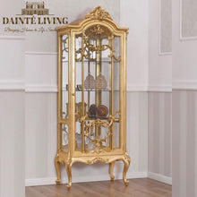 Load image into Gallery viewer, BREITAN English Baroque Display Cabinet | in Royal Gold