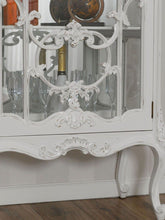 Load image into Gallery viewer, BREITAN English Baroque Display Cabinet | in Pearl White