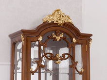 Load image into Gallery viewer, BREITAN English Baroque Display Cabinet | in Walnut &amp; Gold