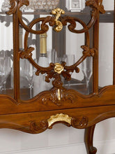 Load image into Gallery viewer, BREITAN English Baroque Display Cabinet | in Walnut &amp; Gold