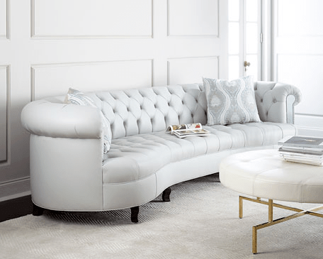 Exclusive | COLBY Mirrored Luxury Sofa | Button-Tufted