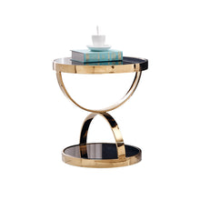 Load image into Gallery viewer, OLSEN Modern Chrome Side Table