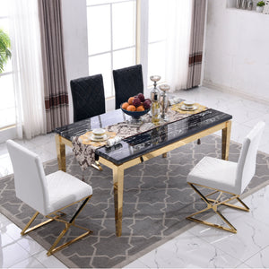 GRANDE Marble Top Dining Table | Modern Luxury