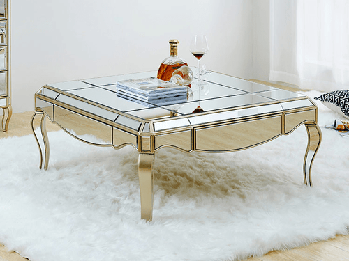 HEPBURN Mirrored Luxury Coffee Table