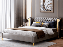 Load image into Gallery viewer, THE CHESTERFIELD Luxury Bed Frame | Scratch Resistant | Button-Tufted