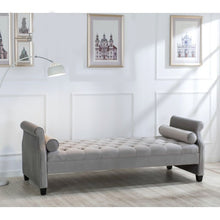 Load image into Gallery viewer, FABLE Simple Modern Luxe Bench | Button-Tufted