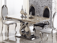 Load image into Gallery viewer, MATHILDA Marble Top Dining Table | Modern Luxury