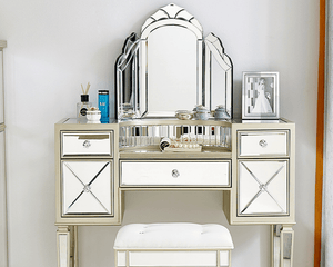 KATE Mirrored Luxury Vanity Set