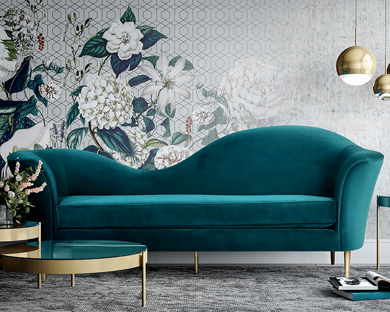 Althea Luxury Modern Chaise Lounge Sofa