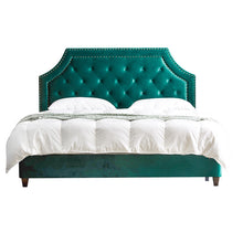 Load image into Gallery viewer, MONAGHAN Modern Luxury Bed Frame | Button-Tufted