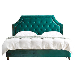 MONAGHAN Modern Luxury Bed Frame | Button-Tufted