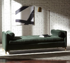 DAVY Modern Luxe Bench | Button Tufted