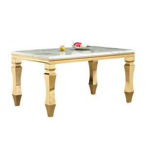 GALATEA Marble Top Dining Table | Modern Luxury