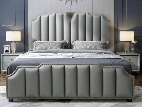VENTI Modern Luxury Bed Frame | Channel-Tufted