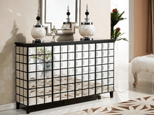 Load image into Gallery viewer, LEVINE Intricately Tiled Mirrored Sideboard