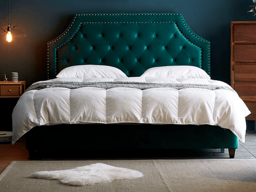 MONAGHAN Modern Luxury Bed Frame | Button-Tufted