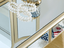 Load image into Gallery viewer, LOPEZ II Mirrored Luxury Vanity Set