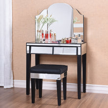 Load image into Gallery viewer, DIAZ Mirrored Luxury Vanity Set