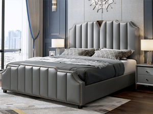 VENTI Modern Luxury Bed Frame | Channel-Tufted