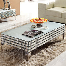 Load image into Gallery viewer, FONSECA Intricate Mirrored Luxury Coffee Table with Drawers