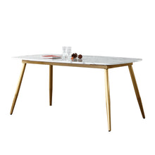 Load image into Gallery viewer, HEIN Marble Top Dining Table | Modern Minimalist
