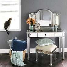 Load image into Gallery viewer, LOPEZ I Mirrored Luxury Vanity Set