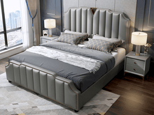 Load image into Gallery viewer, VENTI Modern Luxury Bed Frame | Channel-Tufted